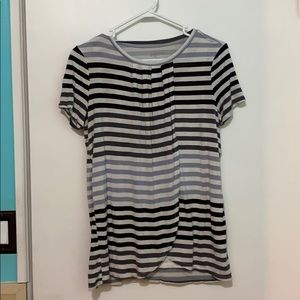Women’s Aglow Striped Maternity Top